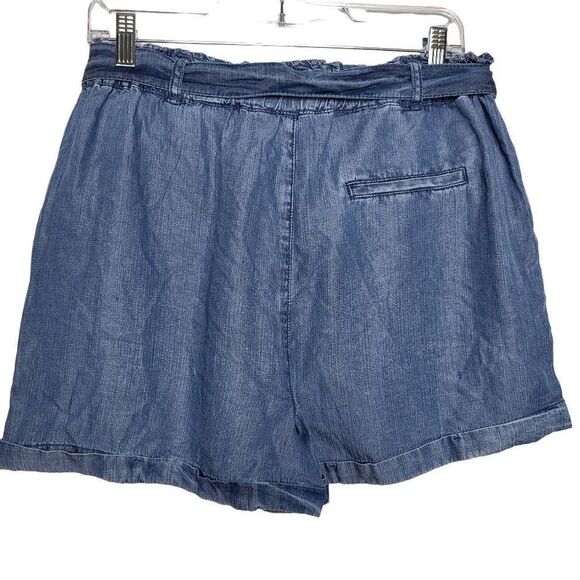 Velvet Heart Tencel Chambray High Rise Pull On Shorts Size Small - Picture 5 of 7